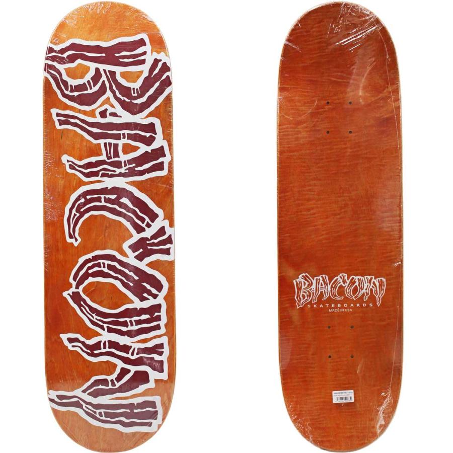 ベーコン スケボー デッキ 9.0x31.75インチ Bacon OG Logo 7PLY Deck スケートボード ロゴ ハードロックメイプル 強い 弾く 高耐久 | ブランド登録なし | 01