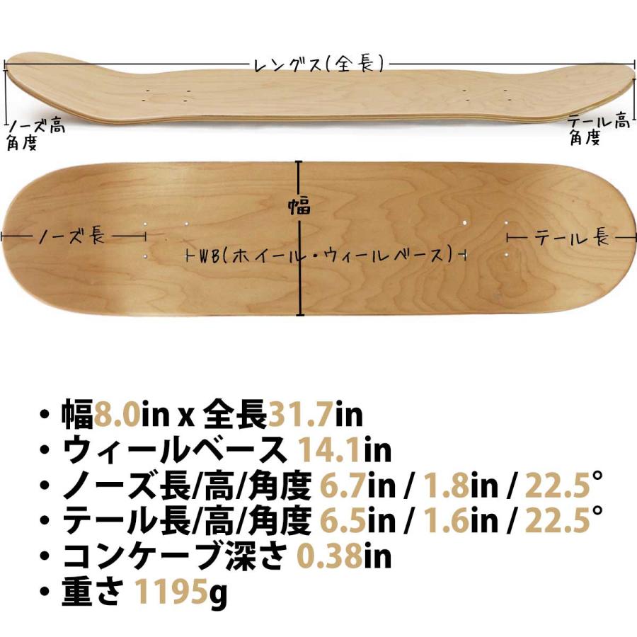 プリミティブ スケボー デッキ 8.0インチ Primitive Pro Filipe Lynx Deck スケートボード プロ フィリペモタ リンクス 人気ブランド 板 | PRIMITIVE | 07