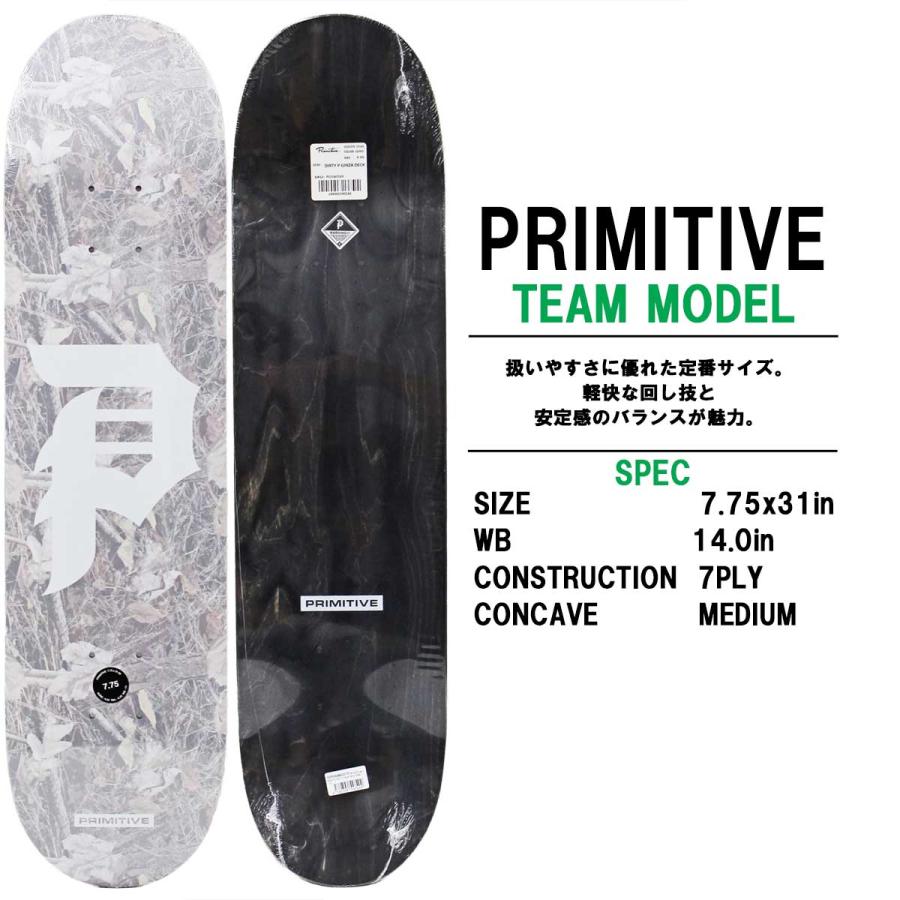 プリミティブ スケボー デッキ 7.75インチ Primitive Dirty P Ginza Camo Deck スケートボード ダーティーピー ギンザカモ 人気ブランド 板 | PRIMITIVE | 01