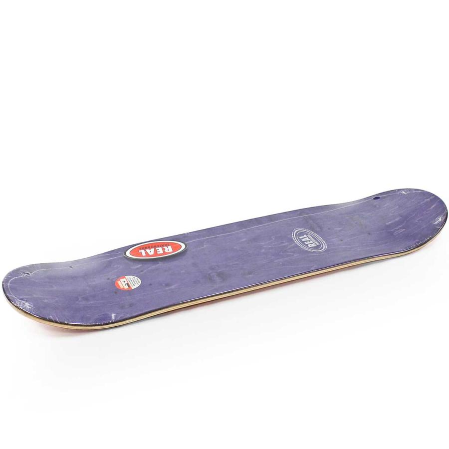 リアル スケボー デッキ 7.5インチ Real Classic Team Oval True Mids Deck スケートボード クラシック チーム オーバル 人気ブランド 板 | DELUXE | 03