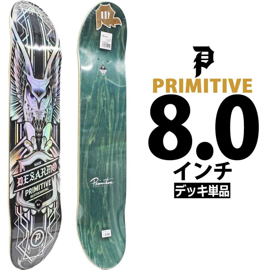 プリミティブ スケボー デッキ 8.0インチ PrimitivePro Desarmo OWL Spectra Deck スケートボード  ウェイドデザルモ プロモデル ホログラム 板 | PRIMITIVE