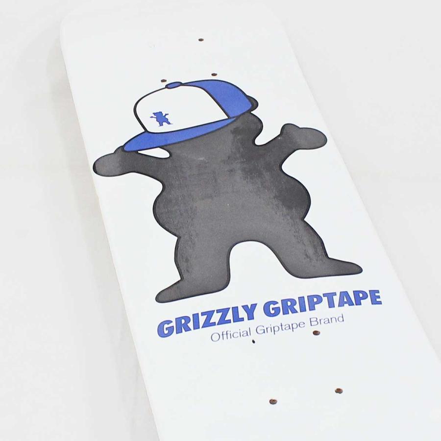 グリズリー 7.375インチ スケボー キッズデッキ Grizzly Skateboards Hat Bear Kids Deck スケートボード 子供 小学生 スケボーデッキ 板 | GRIZZLY | 06