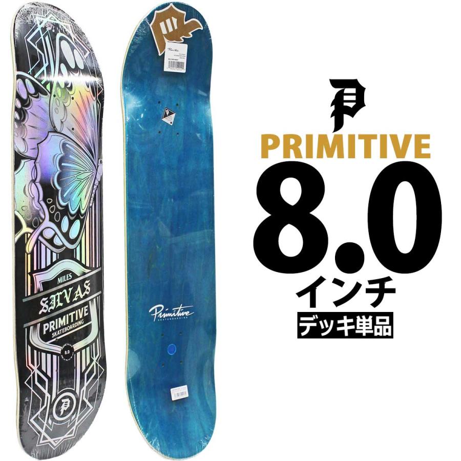 プリミティブ スケボー デッキ 8.0インチ Primitive Pro Silvas Butterfly Spectra Deck スケートボード マイルスシルバス プロモデル ホログラム 板 | PRIMITIVE
