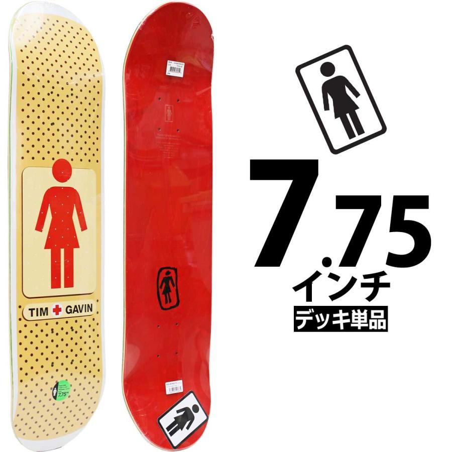 ガール スケボー デッキ 7.75インチ Girl Skateboard Gavin Bandaid Reissue Deck スケートボード 復刻 ティムギャビン バンドエイド 板 | CRAILTAP