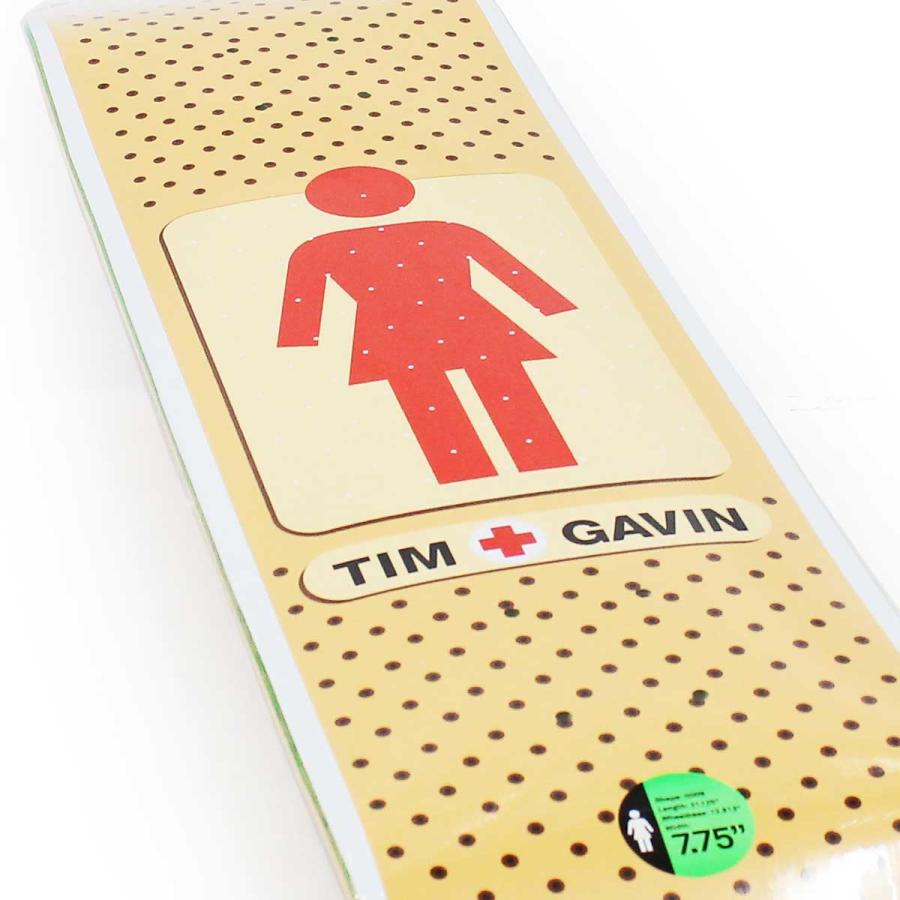 ガール スケボー デッキ 7.75インチ Girl Skateboard Gavin Bandaid Reissue Deck スケートボード 復刻 ティムギャビン バンドエイド 板 | CRAILTAP | 06