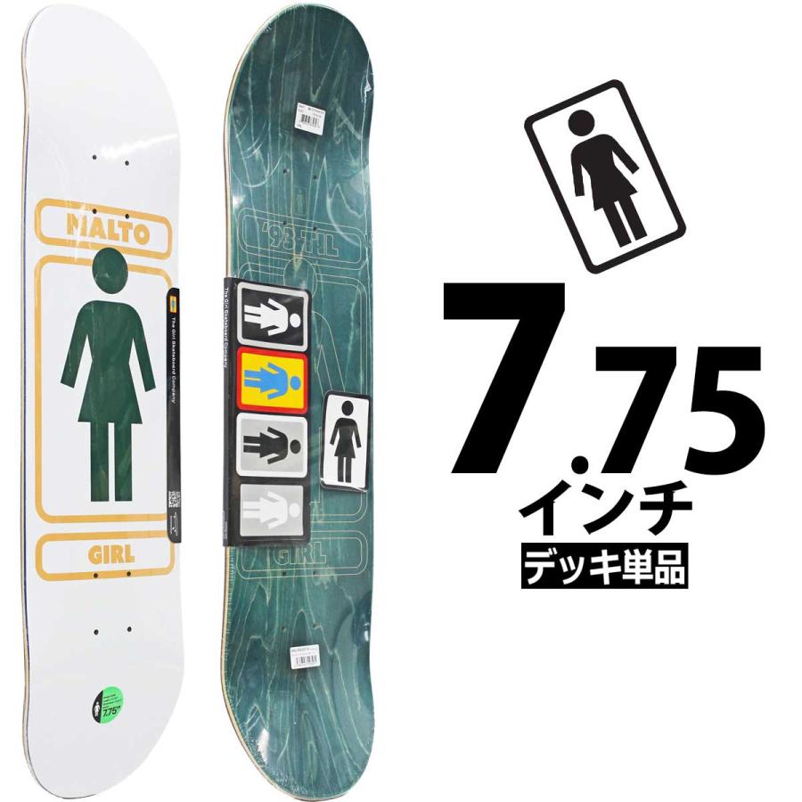 ガール スケボー デッキ 7.75インチ Girl Skateboard Pro Sean Malto 93Til Deck スケートボード プロ ショーンマルト 93ティル 板 | CRAILTAP