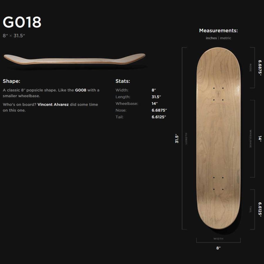 ガール スケボー デッキ 8.0インチ Girl Skateboard Pro Lil Dre 93 Til Deck スケートボード プロ リルドレ 93ティル 板 | CRAILTAP | 07
