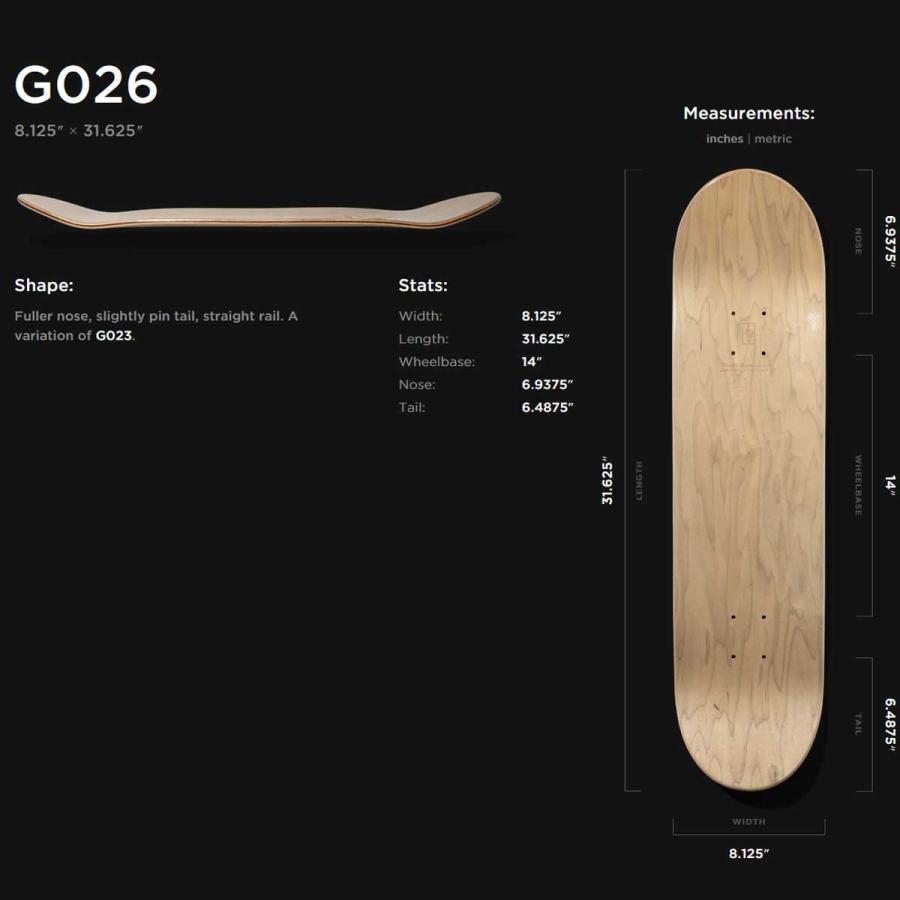 チョコレート スケボー デッキ 8.125インチ Chocolate Skateboard Pro Fernandez OG Chunk Deck スケートボード プロ フェルナンデス オリジナルチャンク 板 | CHOCOLATE | 08