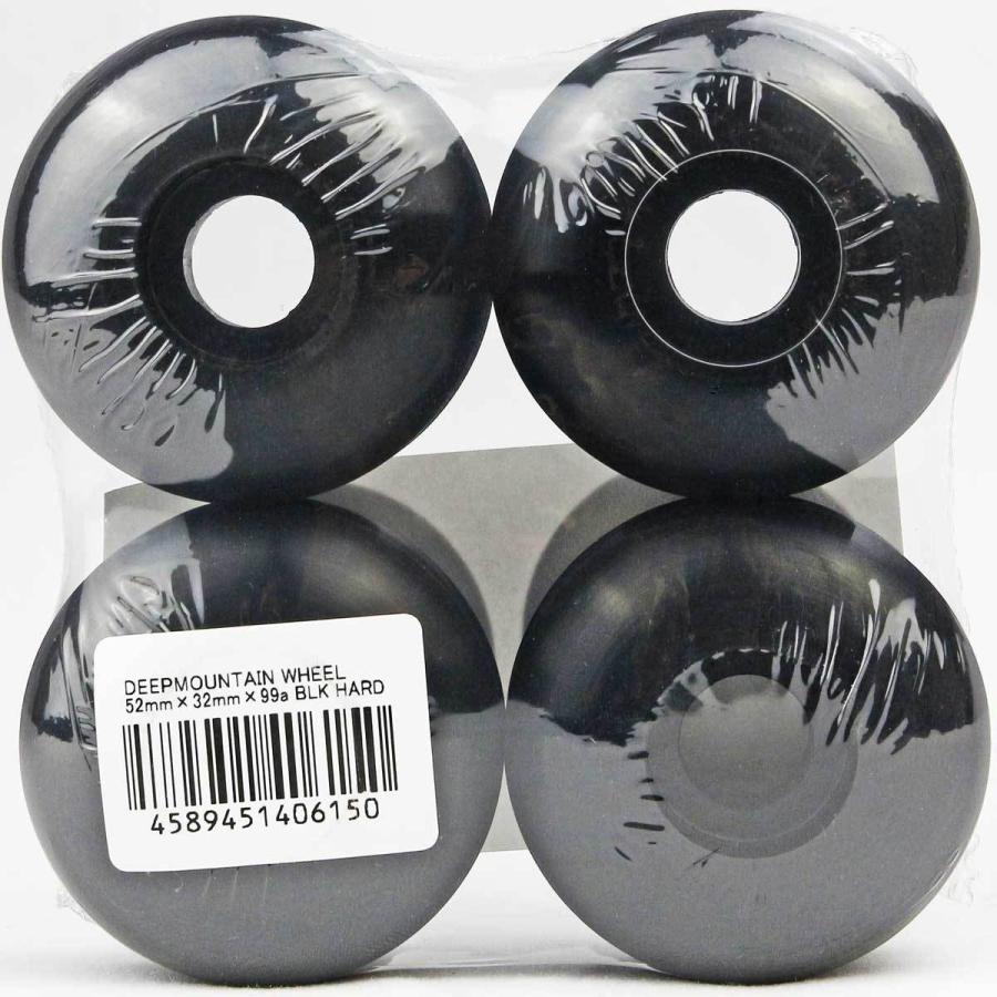 ディープマウンテン 52mm 99A スケボー ハード ウィール DEEP MOUNTAIN Hard Wheels White Black スケートボード ハードウィール タイヤ ブランド 白 黒 | サーパス | 04