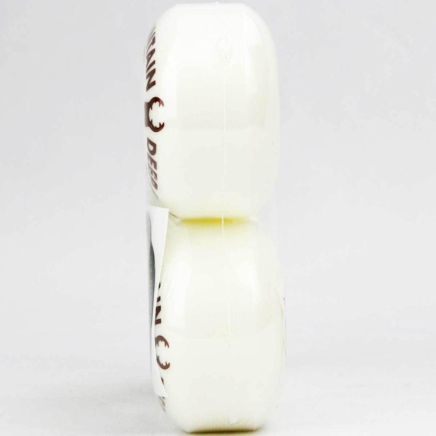 ディープマウンテン 52mm 99A スケボー ハード ウィール DEEP MOUNTAIN Hard Wheels White Black スケートボード ハードウィール タイヤ ブランド 白 黒 | サーパス | 05