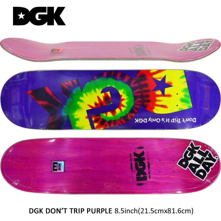 DGK 8.5インチ スケボー デッキ Don't Trip Skateboard スケート DGK 8.5インチ スケボー デッキ Don't Trip Skateboard スケート