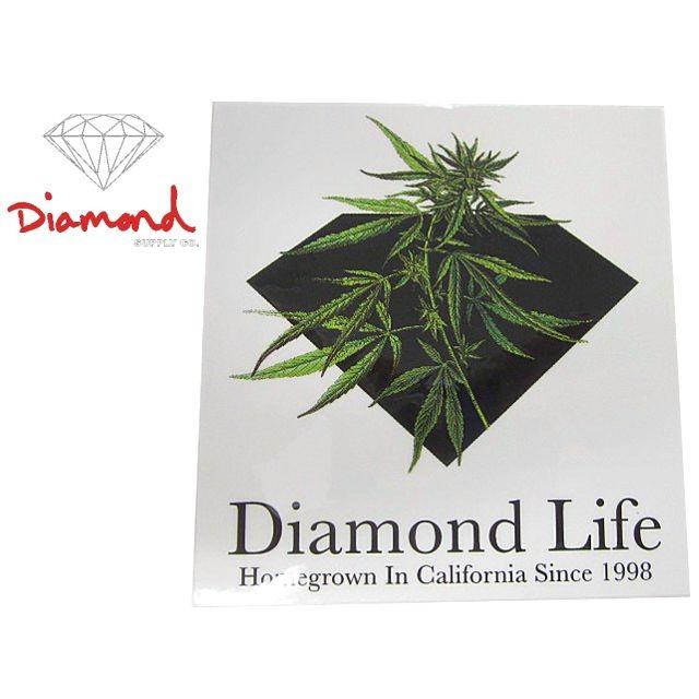 Diamond SUPPLY.CO（ダイヤモンド サプライ） Diamond Life Sticker（スケートボード,スケボー,SK8,ハードウェア,ステッカー,ダイアモンド,グリズリー） | DGK