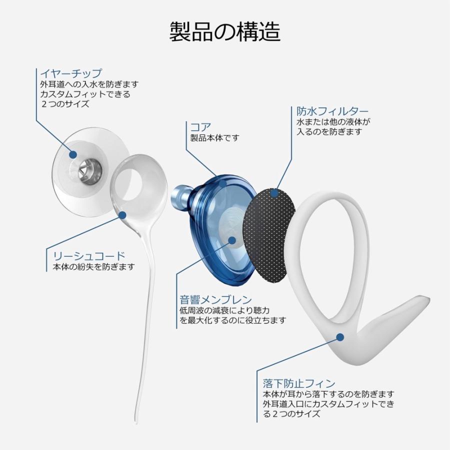 耳栓 イヤースーツ EarSuits 3 音が聞こえる耳栓 水上スポーツのために開発された 耳栓 サーフィン SUP カヤック ウェイクボード キャニオニング サーファーズイ | ブランド登録なし | 13
