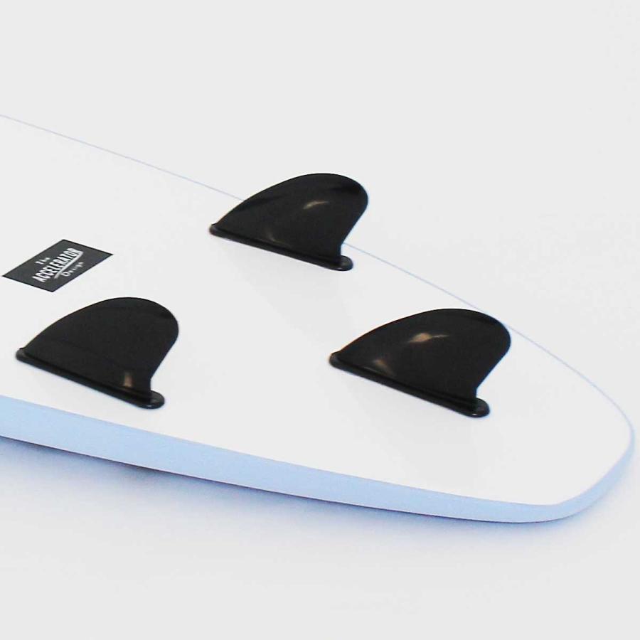 The Accelerator Design 8'0" EVA 62L ライトパープル ソフトボード サーフボード アクセルレーター ミッドレングス 初心者用 フィン3枚付属 | ブランド登録なし | 05