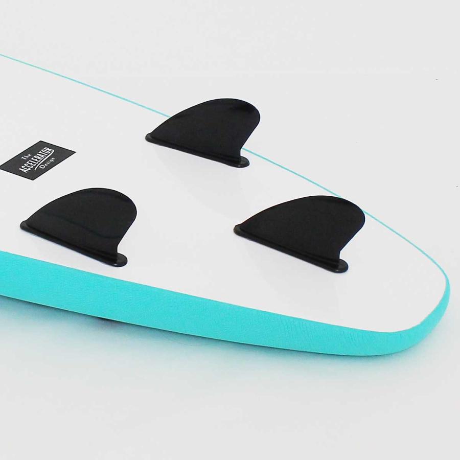 The Accelerator Design 9'0" EVA 93L エメラルド ソフトボード サーフボード アクセルレーター ミッドレングス 初心者用 フィン3枚付属 | サーパス | 05