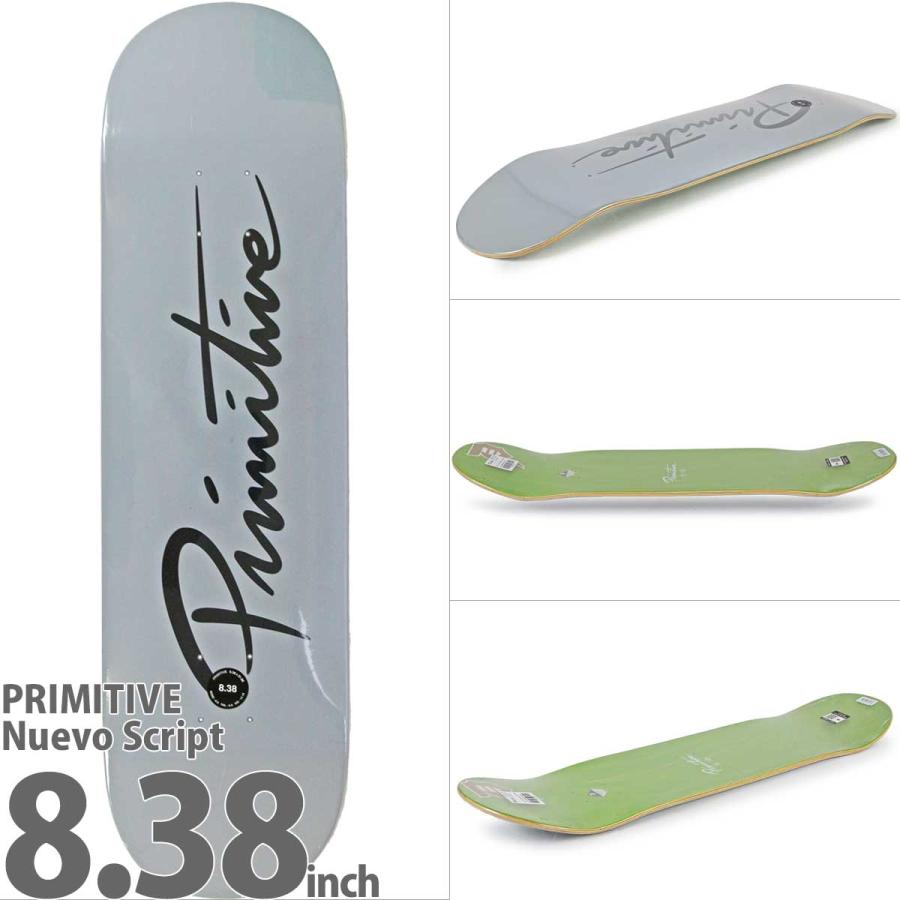 PRIMITIVE プリミティブ スケボー デッキ Nuevo Script Dirty P PRIMITIVE プリミティブ スケボー デッキ Nuevo Script Dirty P