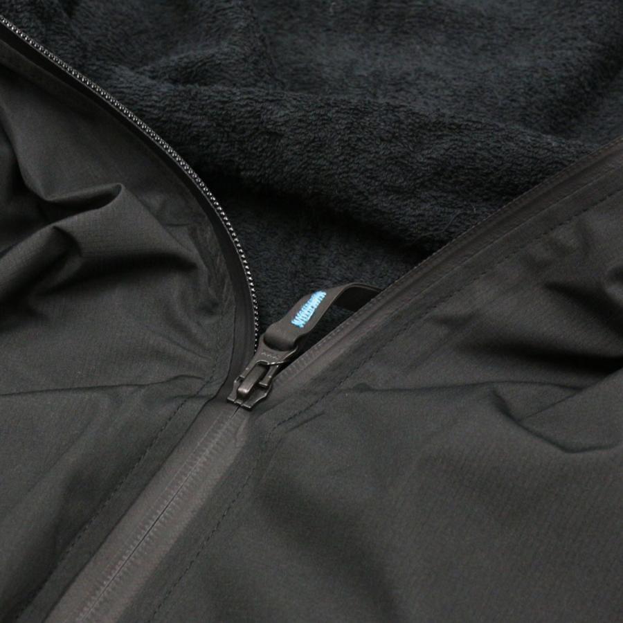 FCS Shelter All Weather Poncho Black エフシーエス オールウエザー ポンチョ 便利グッズ 防寒 サーフトリップ サーフィン パイル生地 大きいサイズ ブランケッ | FCS | 04