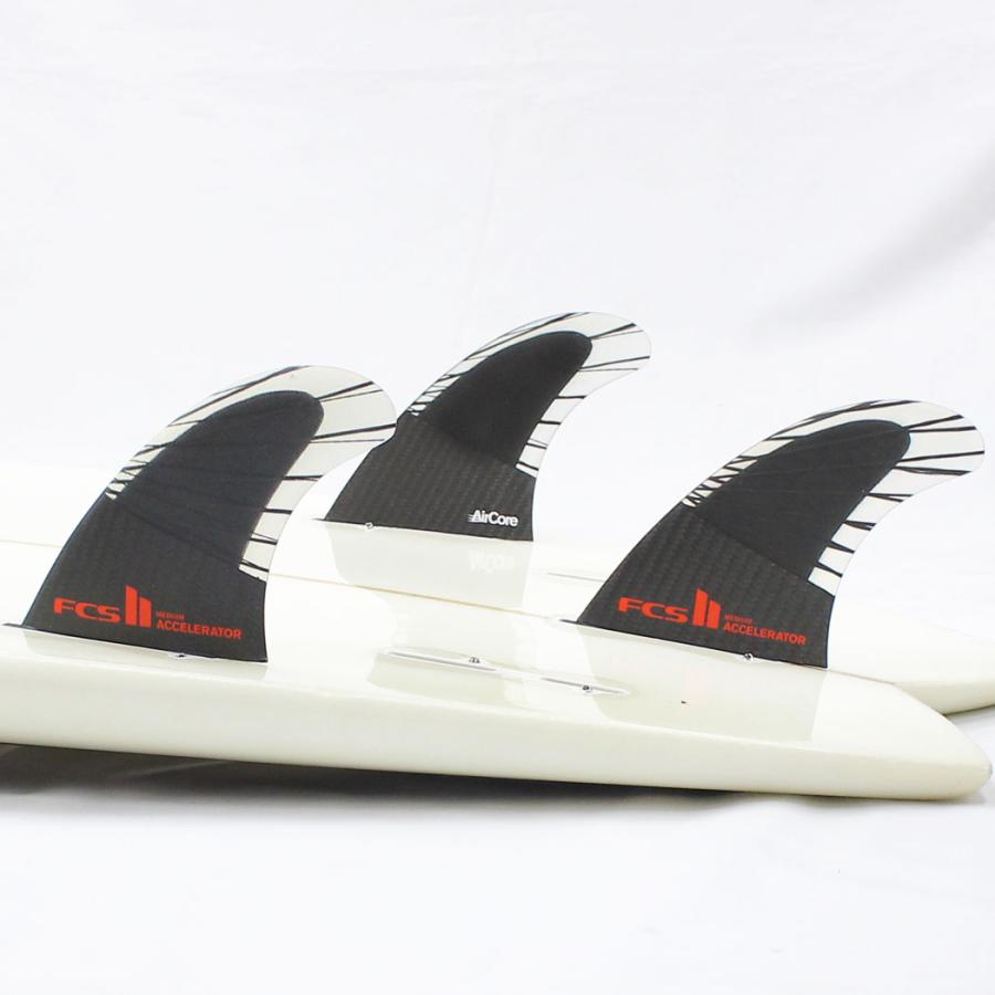 FCS2 フィン ACCELERATOR PC CARBON TRI FINS アクセラレーター パフォーマンスコア カーボン トライフィン 3本セット サーフィン ショートボード サーフボード | STANCE | 01