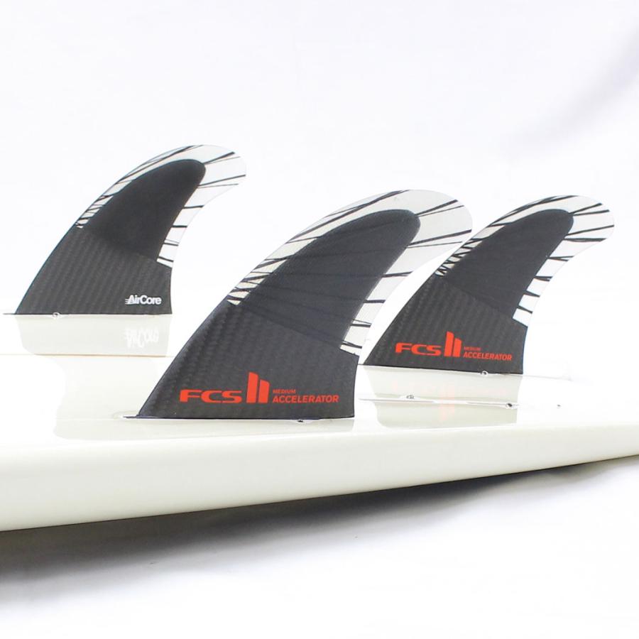FCS2 フィン ACCELERATOR PC CARBON TRI FINS アクセラレーター パフォーマンスコア カーボン トライフィン 3本セット サーフィン ショートボード サーフボード | STANCE | 02