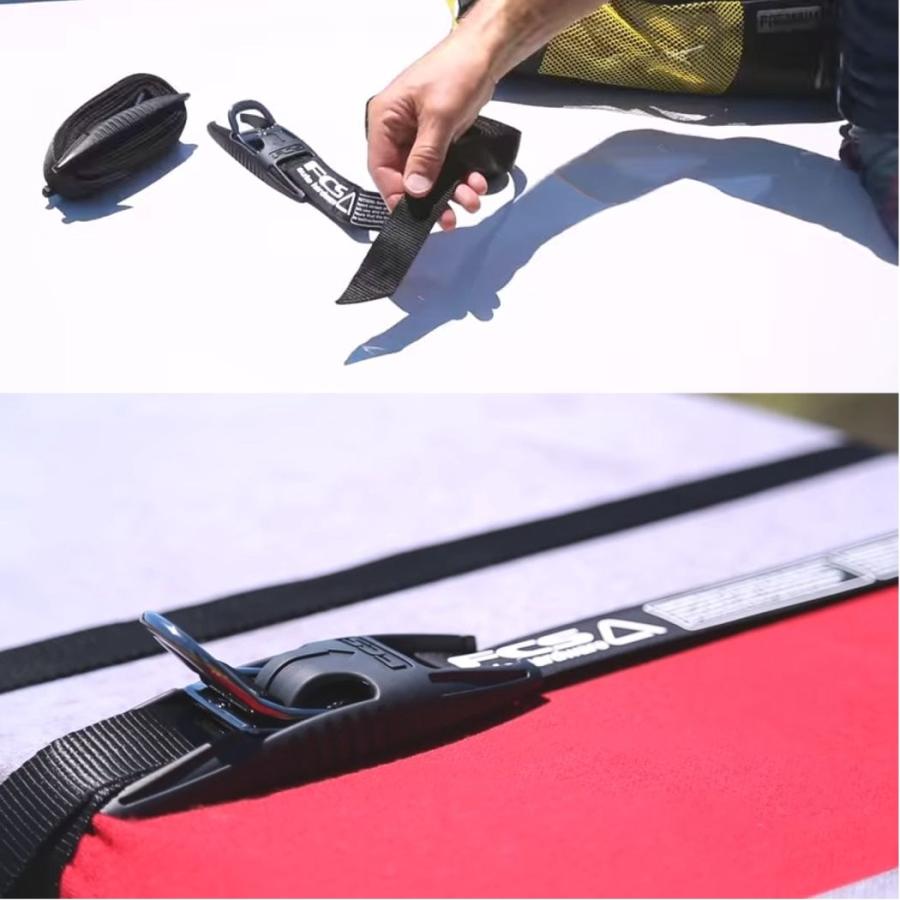 FCS D-RING DOUBLE SOFT RACKS 2列 エフシーエス D-ring ロック ソフトラック ダブル ソフトキャリアー ソフトラック 簡易サーフボードキャリア カー用品 車載 | ブランド登録なし | 06