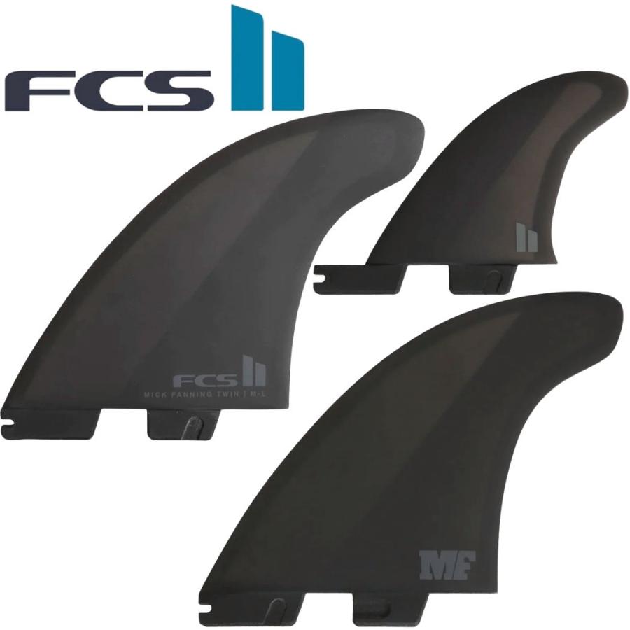 FCS II MICK FANNING TWIN +1 FIN SET ミックファニング フィン ショートボード用 FCS2 パフォーマンス エアコア AIR CORE MF SPE | FCS | 01