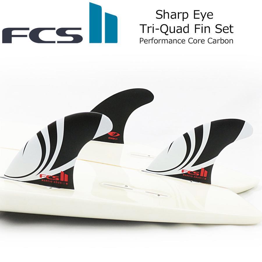 FCS II Sharp Eye Tri-Quad Fin Set シャープアイ フィン ショートボード用 エフシーエス2 FCSフィン FCS2 サーフィン エフシーエス 5枚セット トライクワッド | FCS | 03