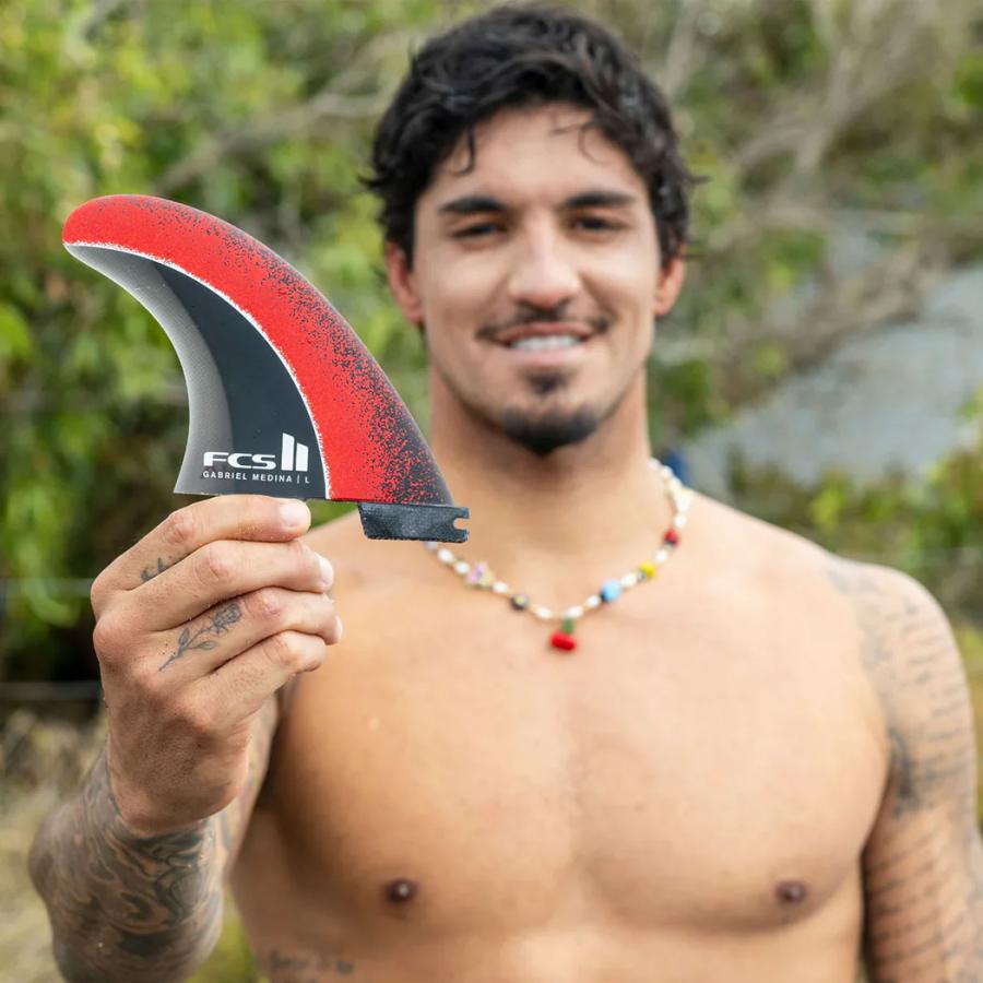 FCS II Gabriel Medina Signature Tri Fin Set GM PC AIR CORE ガブリエルメディーナ フィン ショートボード用 FCS2 カーバー | FCS | 03