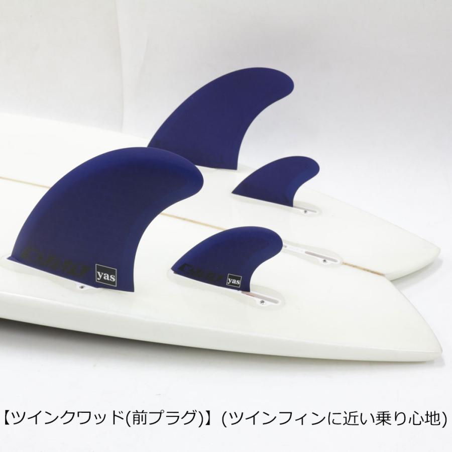 FCS CYKO × yas MULTI FIN サイコ ヤス フィン ショートボード用 FCS CYKO × yas MULTI FIN サイコ ヤス フィン ショートボード用