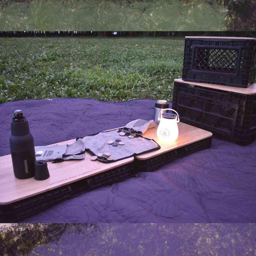 5050workshop SOLID FOLDING CONTAINER 48L 折り畳み式 コンテナ マルチケース テーブル チェア アウトドア キャンプ ボックス 多機能 箱 | 5050WORKSHOP | 13