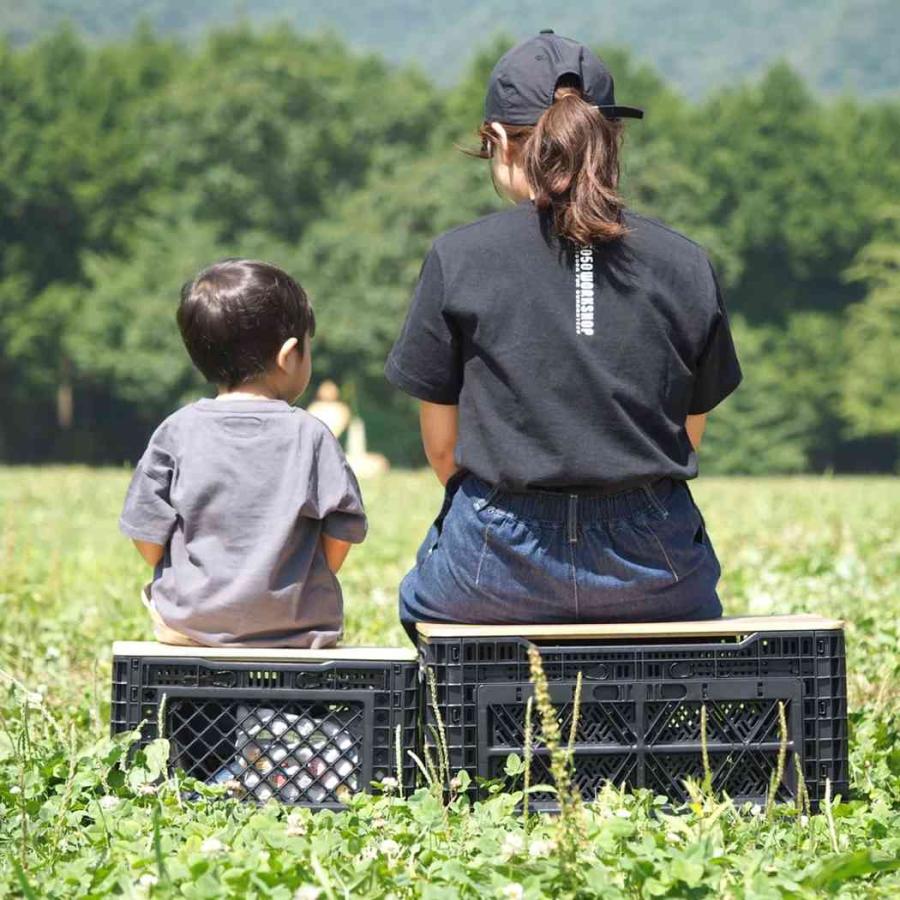 5050workshop SOLID FOLDING CONTAINER 48L 折り畳み式 コンテナ マルチケース テーブル チェア アウトドア キャンプ ボックス 多機能 箱 | 5050WORKSHOP | 15