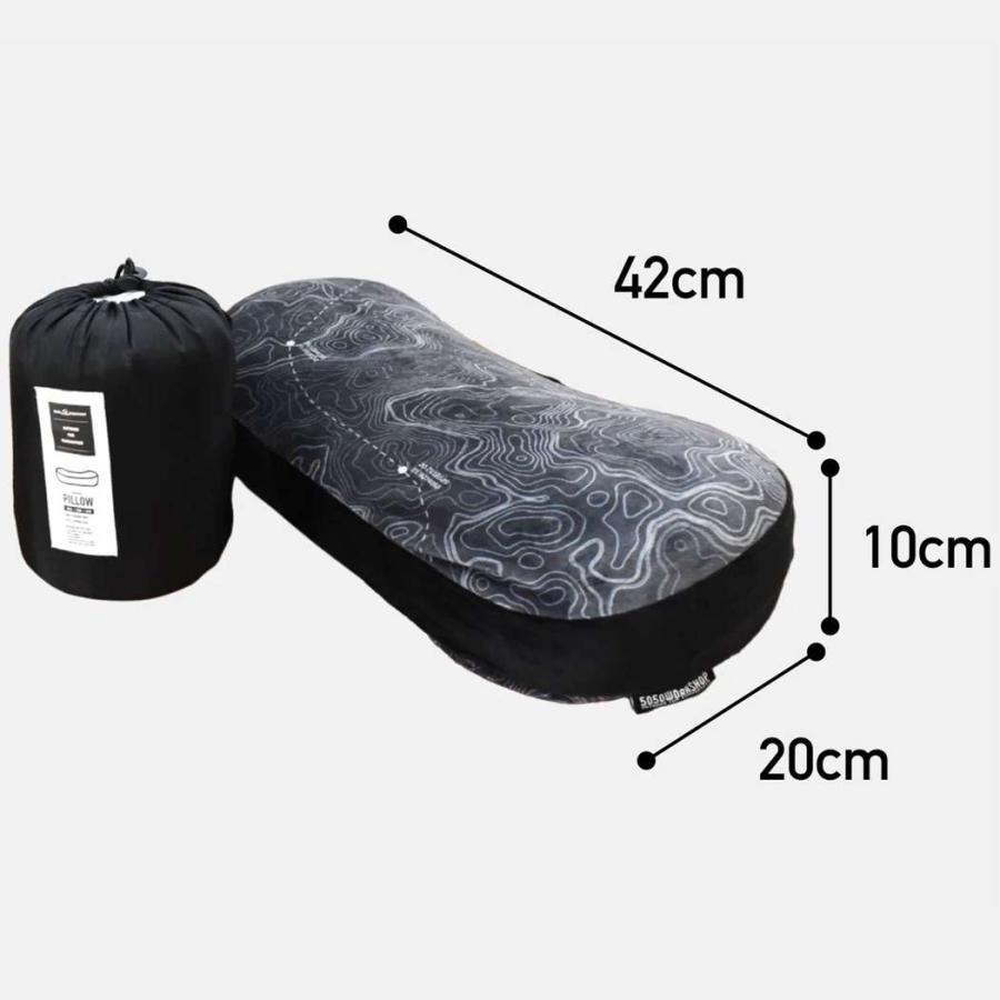 5050workshop PACKABLE PILLOW SOFT HARD パッカブルピロー 折り畳み式ピロー 折り畳み枕 アウトドア お昼寝 首痛防止 睡眠 快適枕 まくら | 5050WORKSHOP | 11