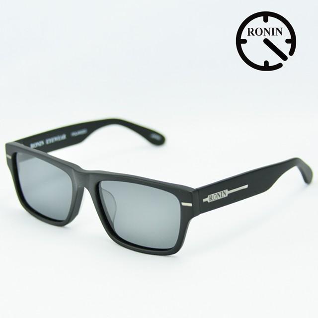 ロニン サングラス フラッシュ Ronin Eyewear FLASH Gray Polarized Lens Matte Black Flame UVカット 偏光レンズ マッドブラック 人気 かっこいい ブランド | ブランド登録なし
