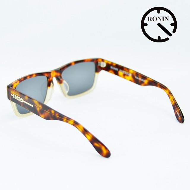 ロニン サングラス フラッシュ Ronin Eyewear FLASH Gray Polarized Lens Amber Clear Two Tone  UVカット 偏光レンズ 琥珀色 人気 かっこいい ブランド | ブランド登録なし | 01