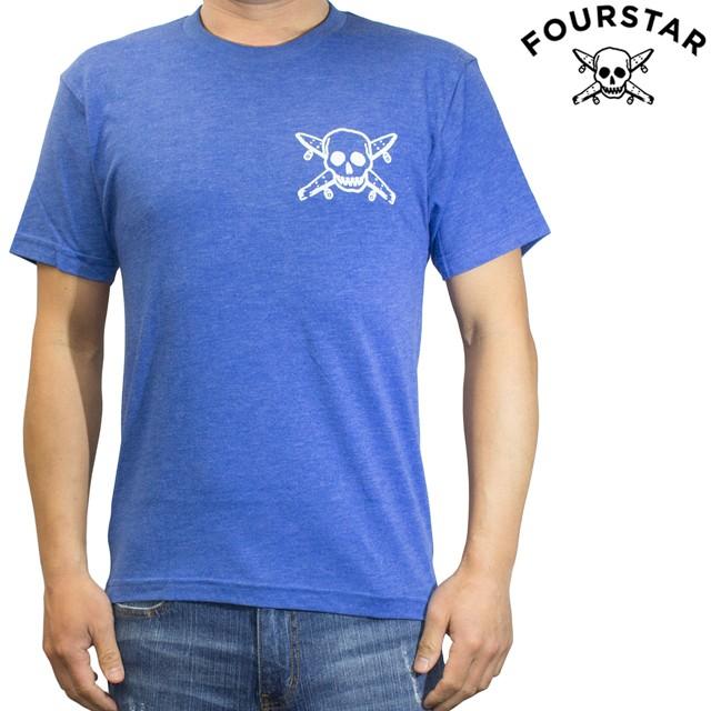 FOURSTAR フォースター ★ チーム 半袖Tシャツ FOURSTAR（フォースター） Tシャツ 半袖 メンズ Pirate Triblend Tee
