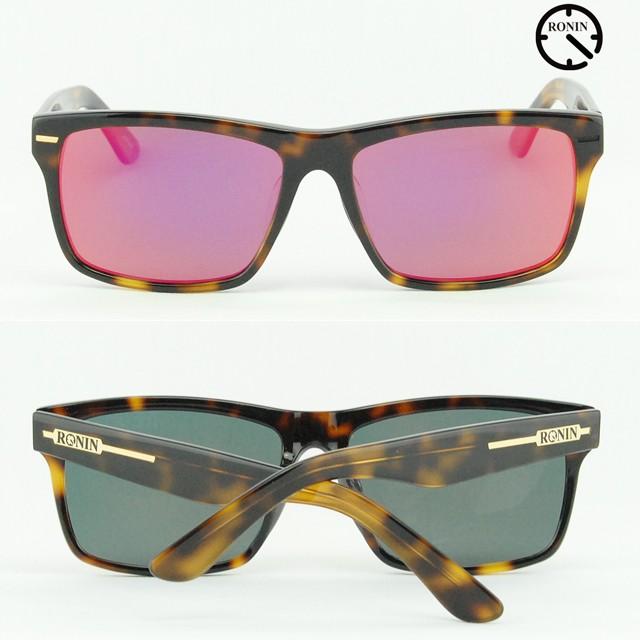 ロニン サングラス ギフト Ronin Eyewear GIFT Polarized Lens Amber Red Mirror UVカット 偏光レンズ 人気 かっこいい ブランド | ブランド登録なし | 02