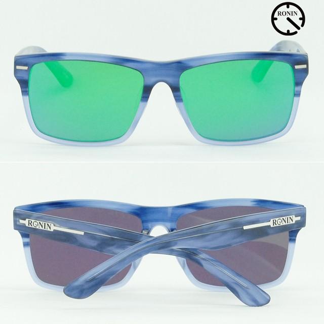 ロニン サングラス ギフト Ronin Eyewear GIFT Polarized Lens Blue Green Mirror UVカット 偏光レンズ 人気 かっこいい ブランド | ブランド登録なし | 02