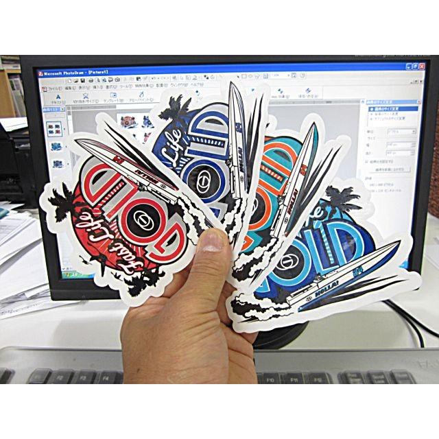 GOLD(ゴールド) Fast Life ステッカー (スケートボード,スケボー,ゴールド,GOLD,KAYO,ステッカー) | ブランド登録なし | 01