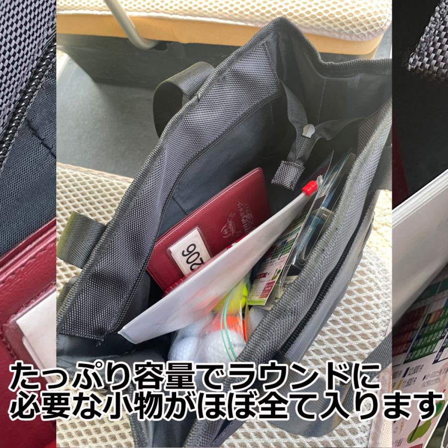 GINO ゴルフ ラウンドトートバッグ 取り外し保冷庫 2段 Black/黒 Grey/グレー ラウンドポーチ カートバッグ ゴルフバッグ レディース メンズ | ブランド登録なし | 17