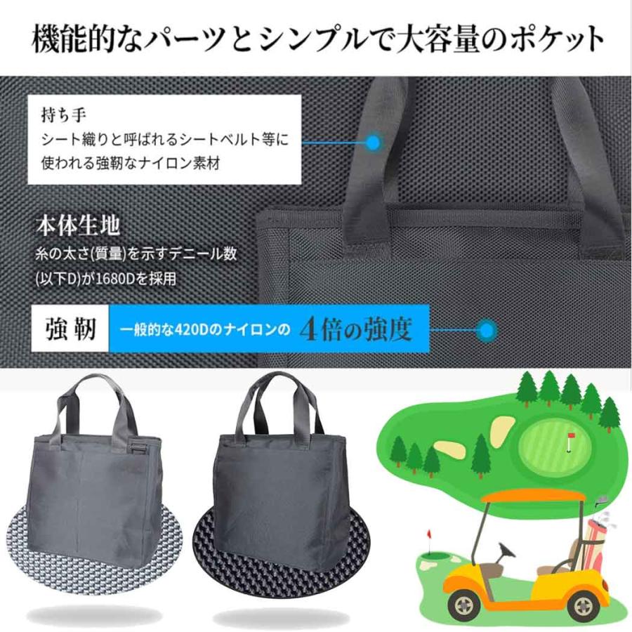 GINO ゴルフ ラウンドトートバッグ シンプル ロゴなし バッグ GINO ゴルフ ラウンドトートバッグ シンプル ロゴなし バッグ