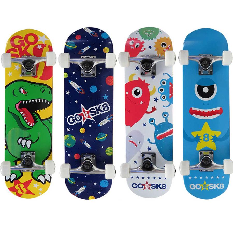 スケボー コンプリート 3-5才 7.25x27インチ GOSK8 ゴースケート スケートボード 27inch 国内企画 完成品 子供用 おすすめ 人気 ブランド カットバック｜cutback2｜07