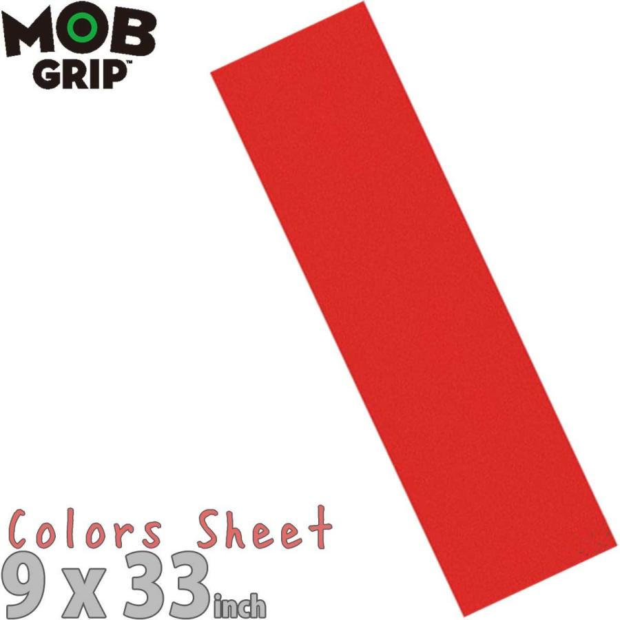 モブグリップ スケボー デッキテープ レッド グリップテープ Mob Grip Color Skateboard Red スケートボード