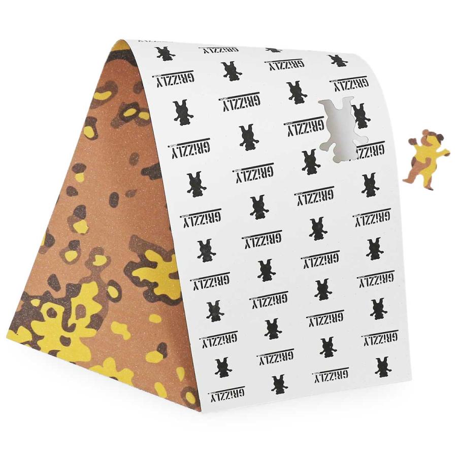 グリズリー スケボー デッキテープ Grizzly Griptape Camo Bear Cut Grip Sheet クマ型抜き ブランク スケートボード グリップテープ｜cutback2｜03