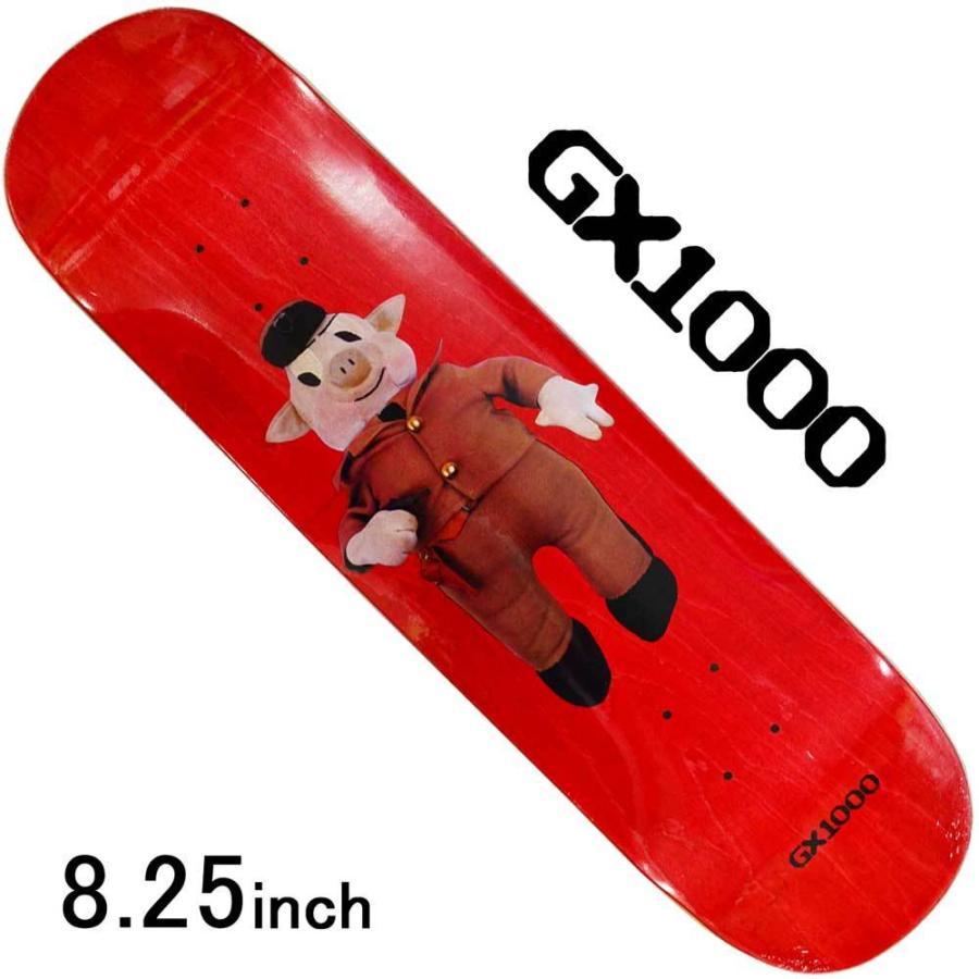 スケボーデッキ 8 25 インチ スケートボード Gx 1000 ジーエックスサウザン Pig 3 Red ストリート ブランド デッキ ピッグ 人気 おすすめ プレゼント Gx 106 スケートボード専門店カットバック 通販 Yahoo ショッピング