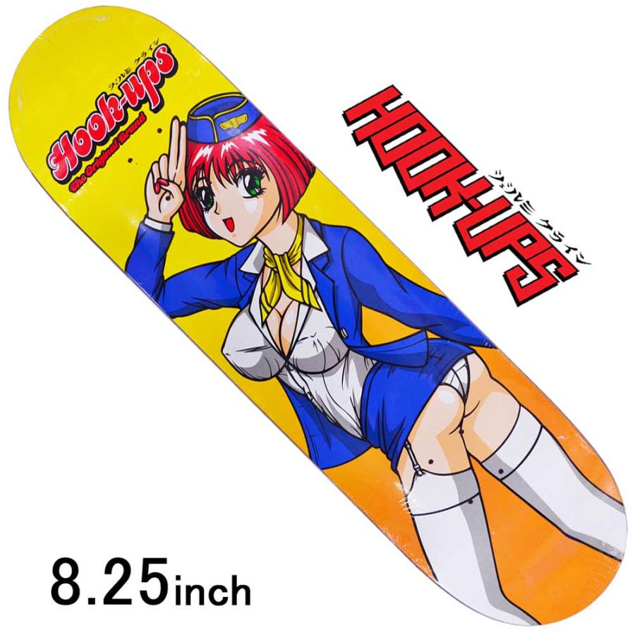 Hook Ups 8.25インチ スケボー デッキ フックアップス スケート