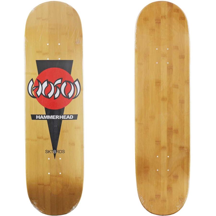 ホソイ 8.5インチ スケボー デッキ Hosoi Skateboards Pro Hosoi Hammerhead Bamboo Deck  スケートボード ブランド ハンマーヘッド スケボーデッキ ブランド