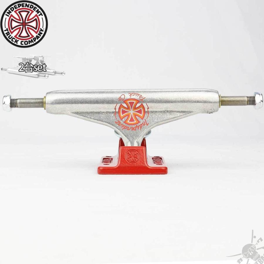 スケボートラック 144 ハイ インディペンデント インディ プロ ミルトン マルチネス シルバー/レッド Stage 11 Independent Trucks Indy スケートボード パーツ | INDEPENDENT TRUCK COMPNY | 02