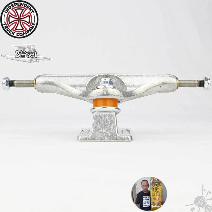 スケボートラック 144 ハイ インディペンデント インディ プロ ピーター ヒューイット シルバー Stage 11 Independent Trucks Indy スケートボード パーツ | INDEPENDENT TRUCK COMPNY | 03