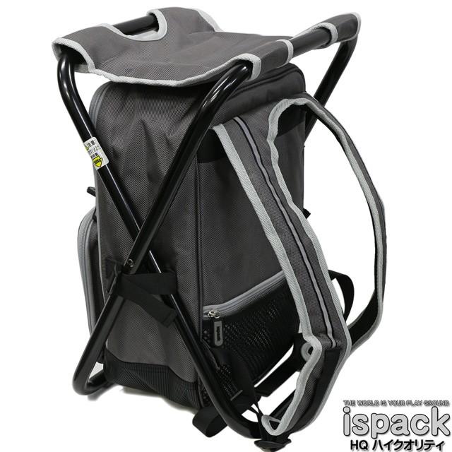 イスパック ispack HQ ハイクオリティ グレー 座れる リュック 送料無料 バック イス | LOGOS | 02