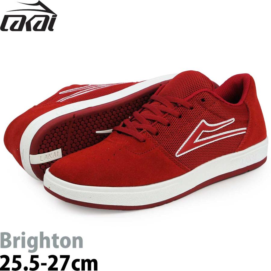 LAKAI（ラカイ） 25.5-27cm ブライトン レッドスエード Lakai Brighton 