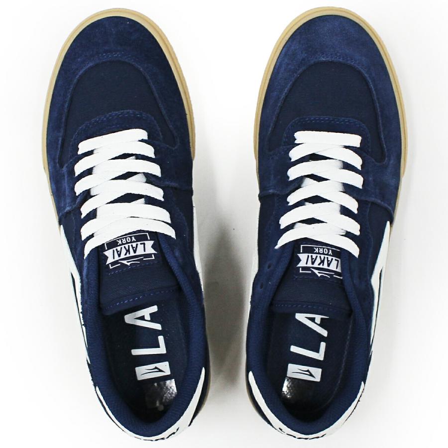 LAKAI（ラカイ） ヨーク 26cm スケボー シューズ Lakai York Navy/Gume